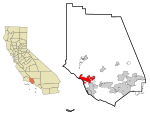 Ventura County California Incorporated and Unincorporated areas San Buenaventura (Ventura) Highlighted